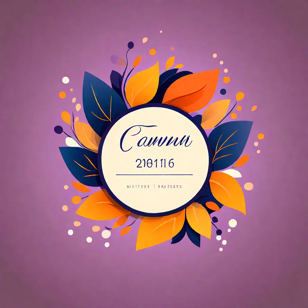 simple abstract illustration of A banner or sign with the company name and anniversary message, warm colours simple abstract illustration of A banner or sign with the company name and anniversary message, warm colours